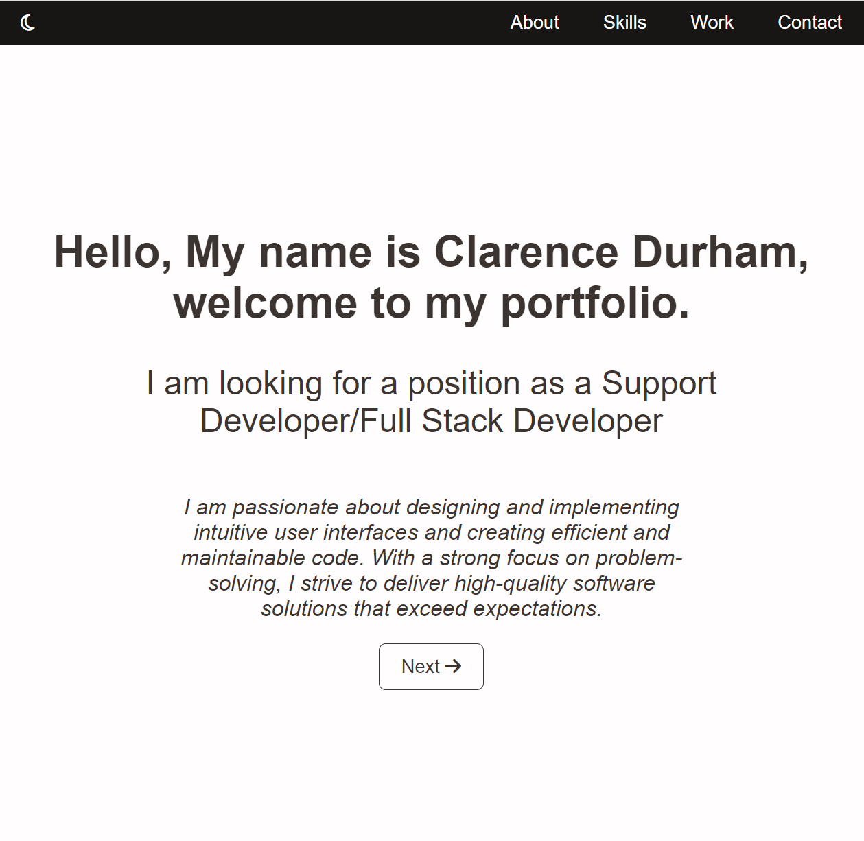 personal portfolio